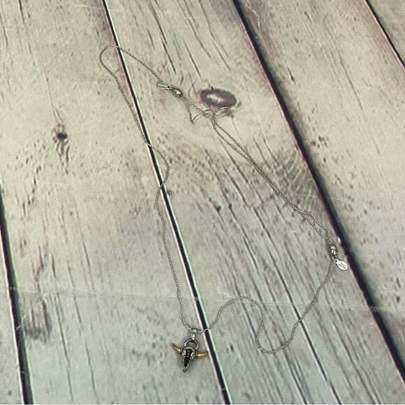 Alex and Ani Silver Steer Adjustable Necklace - Picture 3 of 3